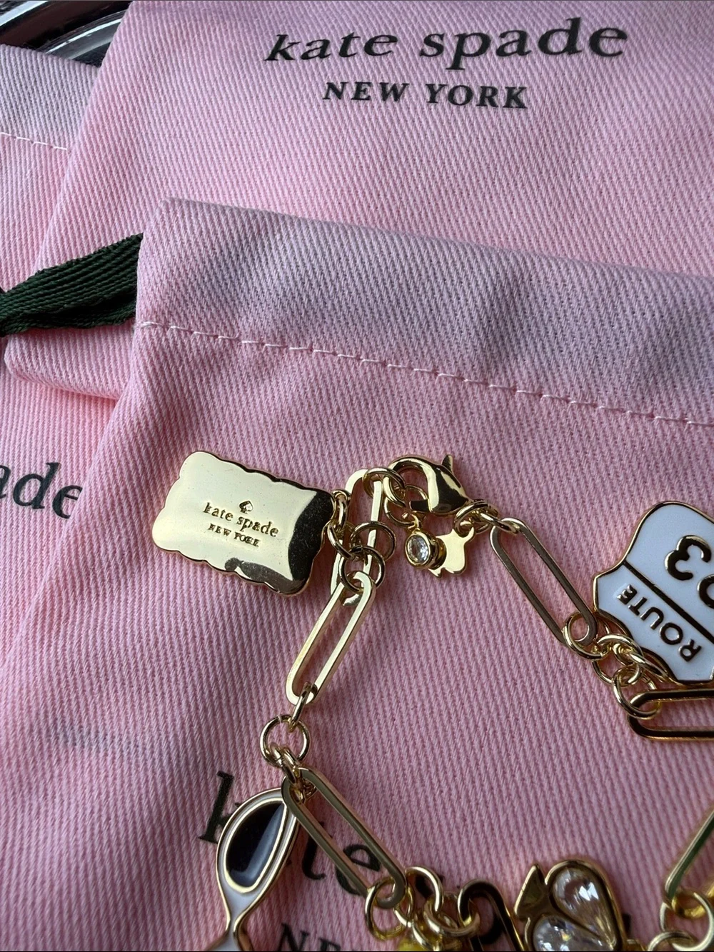 kate spade numbered whimsical black